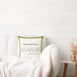 Customizable Winter Wonderland Throw Pillow