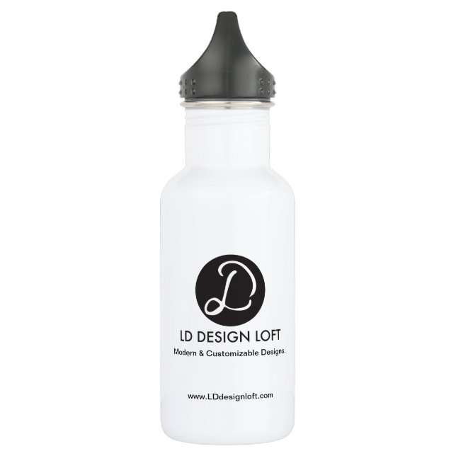 Customizable with Your Logo here, Promotion Water Bottle (Left)