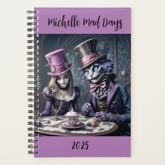 customizable - "Wonderland" Planner (Front)