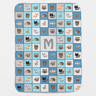 Customizable Woodland Patchwork Baby Blanket