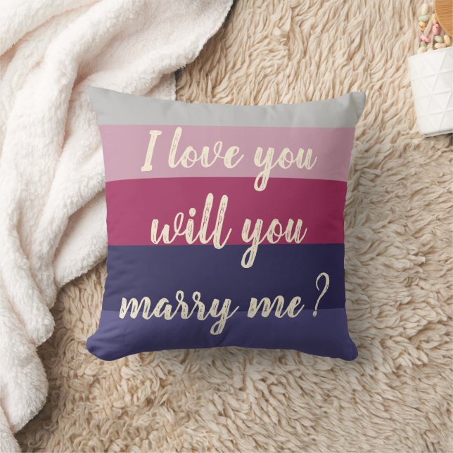Customizable Words Throw Pillow (Blanket)