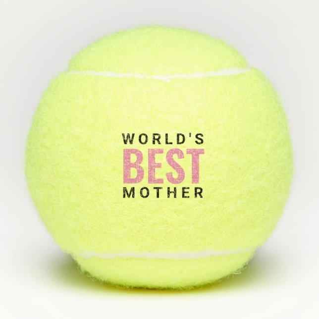 Customizable Worlds Best Mother Tennis Balls (Front)