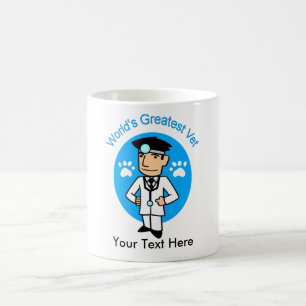 Customizable World's Greatest Vet Mugs
