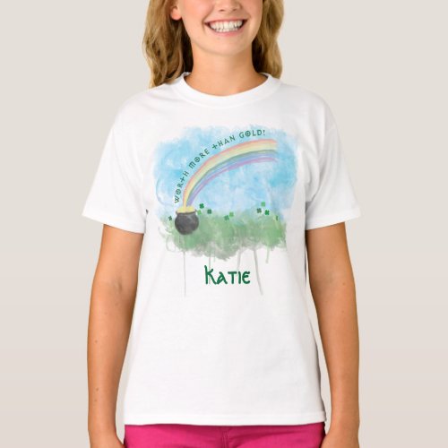 Customizable Worth More Than Gold St Pats Day T_Shirt
