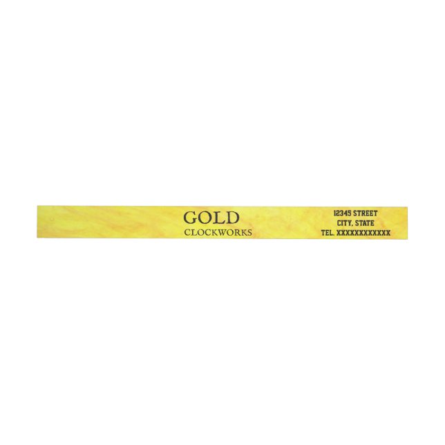 Customizable Wrap Around Label (Individual)