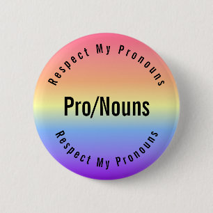 Customizable Xenogender Pronouns Button