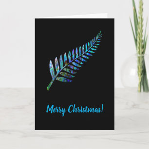 CUSTOMIZABLE XMAS KIWI SANTA CARD