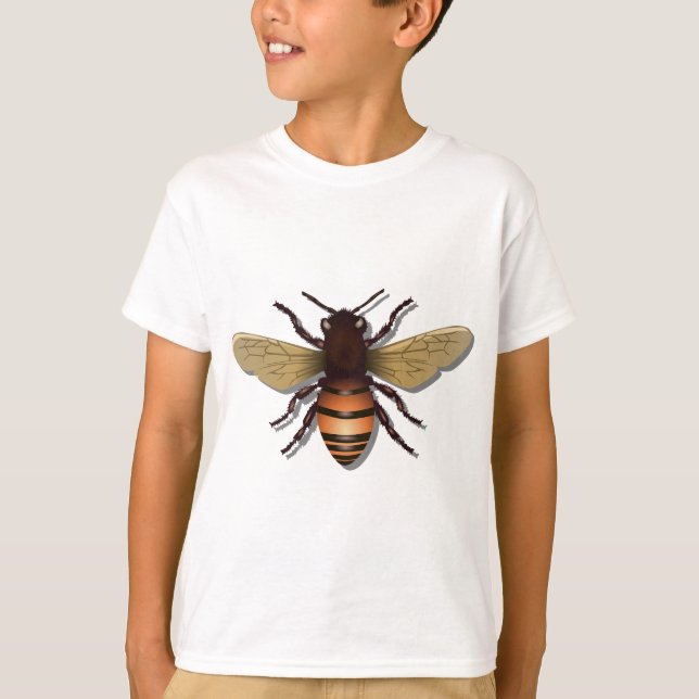 Customizable Yellow Bumble Bee T-Shirt (Front)