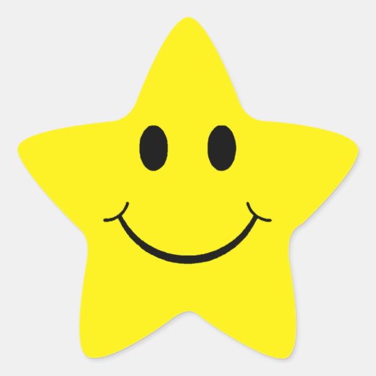 Customizable Yellow Star Star Sticker | Zazzle.com