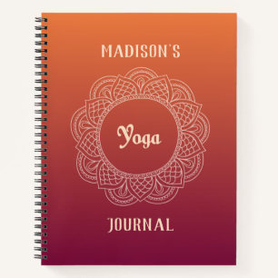 Customizable Yoga Journal