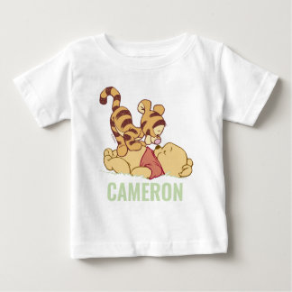 Customizable Young Winnie the Pooh Baby T-Shirt