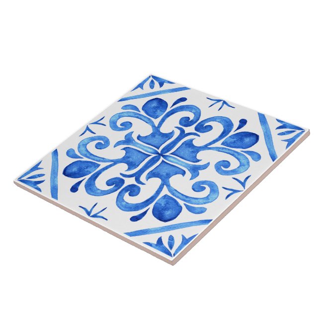 Customizable Your Design Decorative   Ceramic Tile (Side)