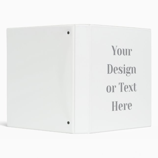 Customizable Your Design or Text Here Personalized 3 Ring Binder (Background)