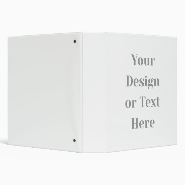 Customizable Your Design or Text Here Personalized 3 Ring Binder (Background)