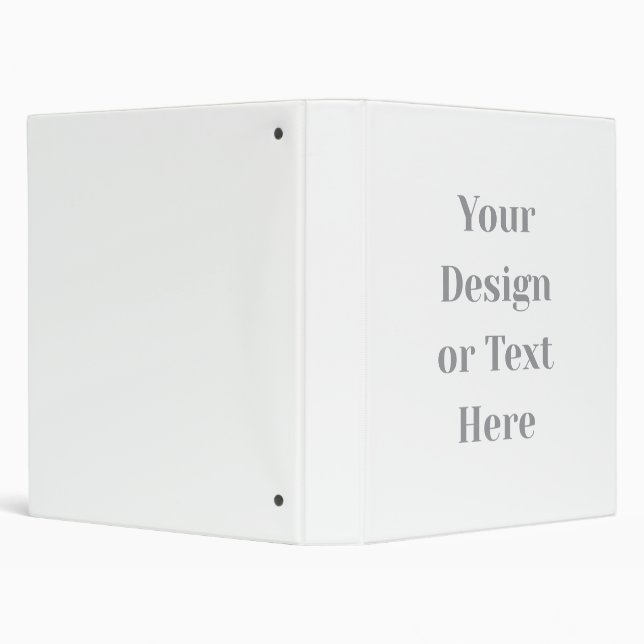 Customizable Your Design or Text Here Personalized 3 Ring Binder (Background)
