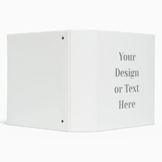Customizable Your Design or Text Here Personalized 3 Ring Binder