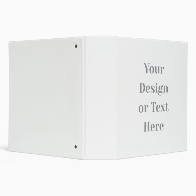 Customizable Your Design or Text Here Personalized 3 Ring Binder (Background)