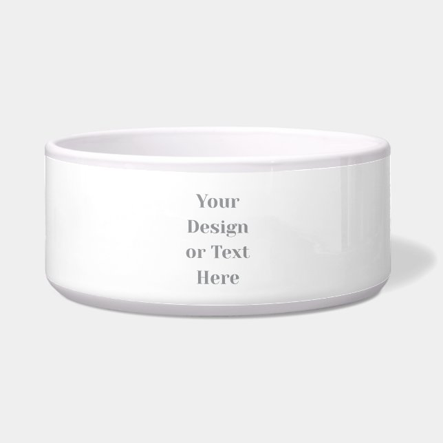 Customizable Your Design or Text Here Personalized Bowl (Front)