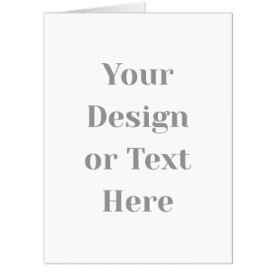 Customizable Your Design or Text Here Personalized Card