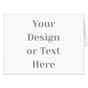 Customizable Your Design or Text Here Personalized Card