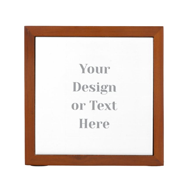 Customizable Your Design or Text Here Personalized Desk Organizer (Front)