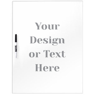 Customizable Your Design or Text Here Personalized Dry Erase Board