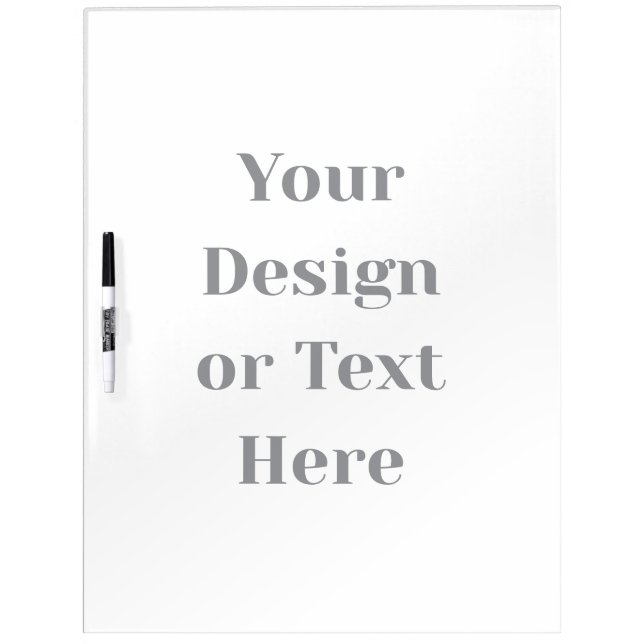Customizable Your Design or Text Here Personalized Dry Erase Board (Front)