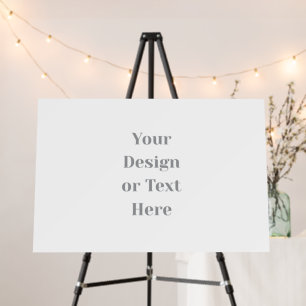 Customizable Your Design or Text Here Personalized Foam Board