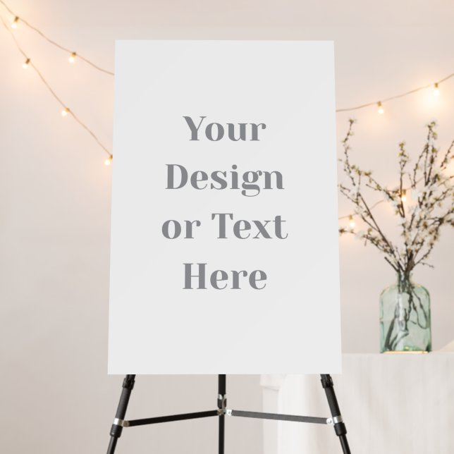 Customizable Your Design or Text Here Personalized Foam Board (In Situ (Stand))