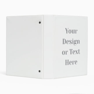 Customizable Your Design or Text Here Personalized Mini Binder