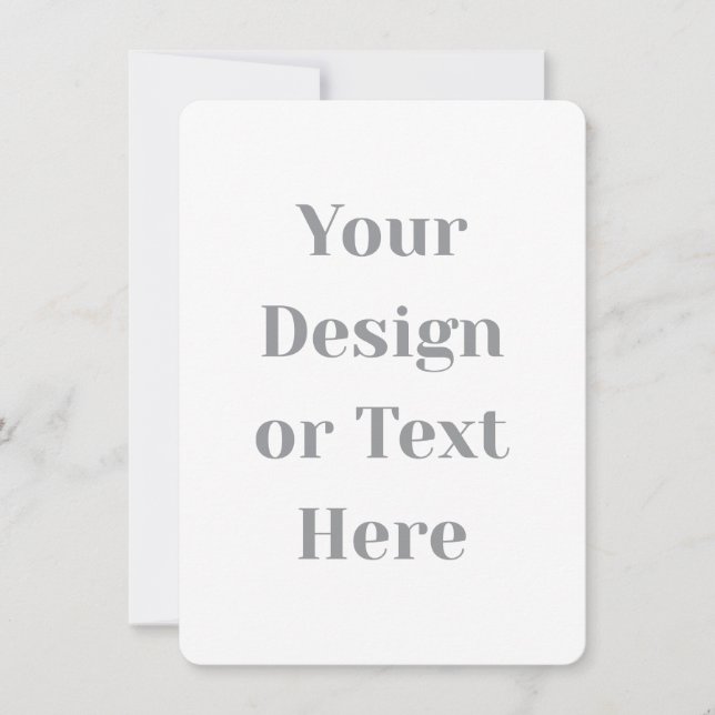 Customizable Your Design or Text Here Personalized Note Card (Front)