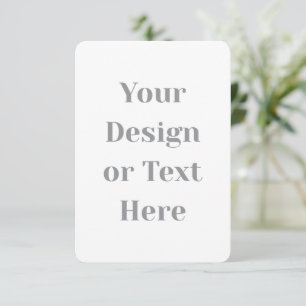 Customizable Your Design or Text Here Personalized RSVP Card