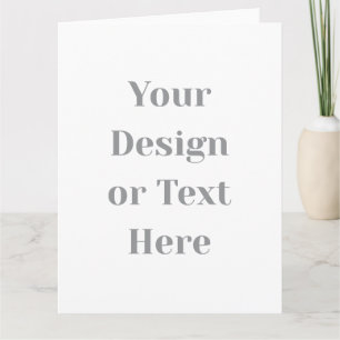 Customizable Your Design or Text Here Personalized Thank You Card
