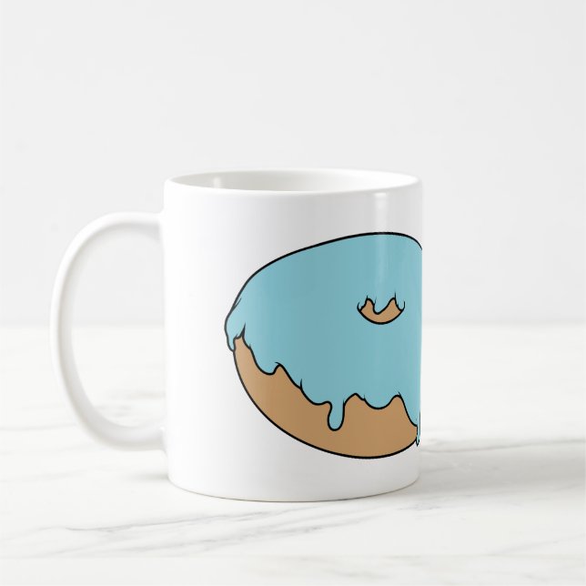 Customizable Your Favorite Doughnut Coffee Mug (Left)