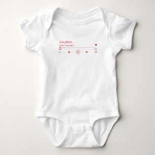 Customizable Your Favorite Music Baby Bodysuit