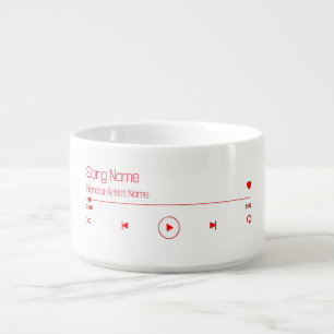 Customizable Your Favorite Music Bowl