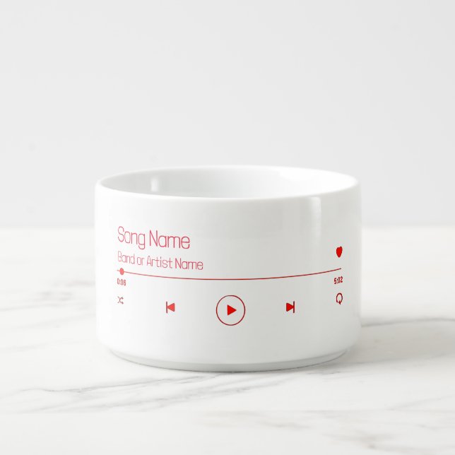 Customizable Your Favorite Music Bowl (Center)