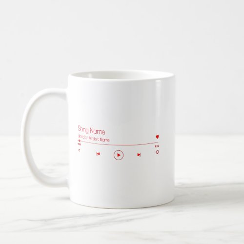 Customizable Your Favorite Music Coffee Mug