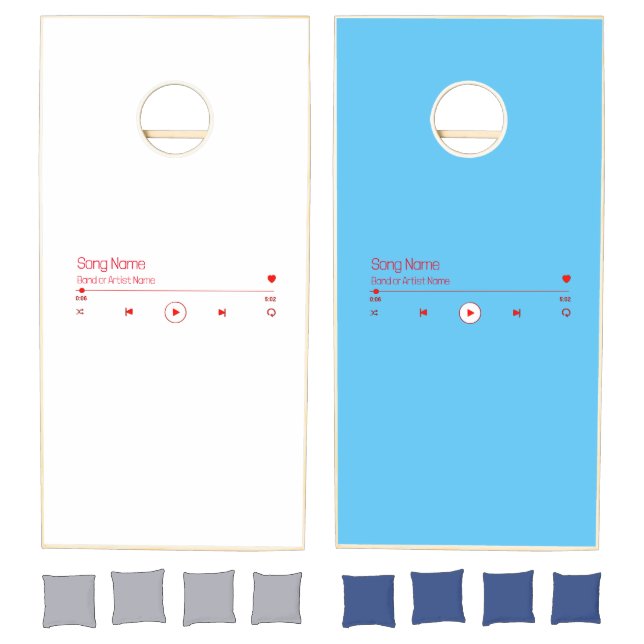 Customizable Your Favorite Music Cornhole Set (Set)