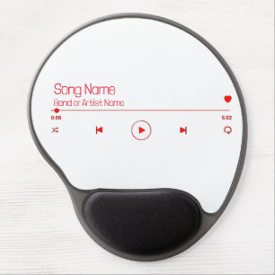Customizable Your Favorite Music Gel Mouse Pad