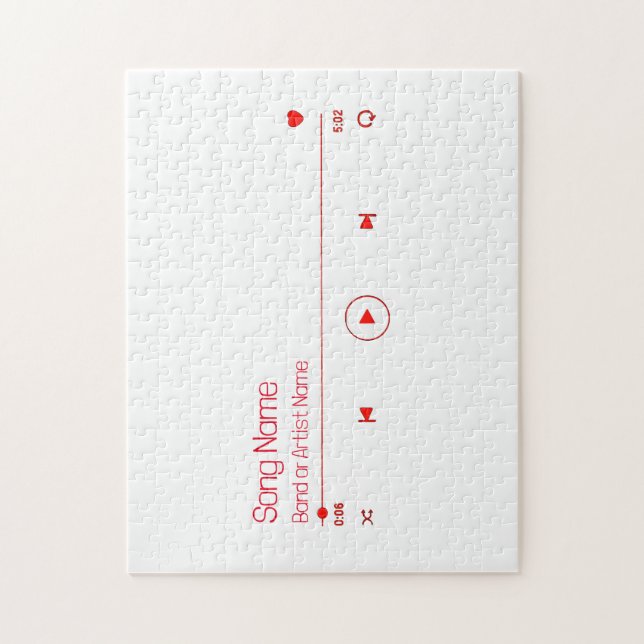 Customizable Your Favorite Music Jigsaw Puzzle (Vertical)