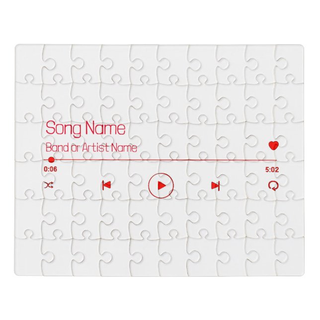 Customizable Your Favorite Music Jigsaw Puzzle (Puzzle Horizontal)