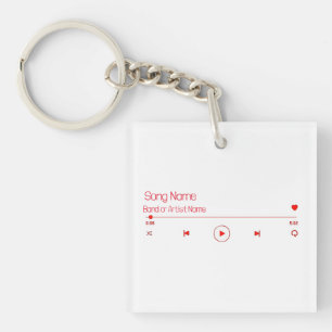 Customizable Your Favorite Music Keychain