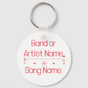 Customizable Your Favorite Music Keychain