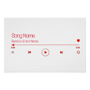 Customizable Your Favorite Music Poster