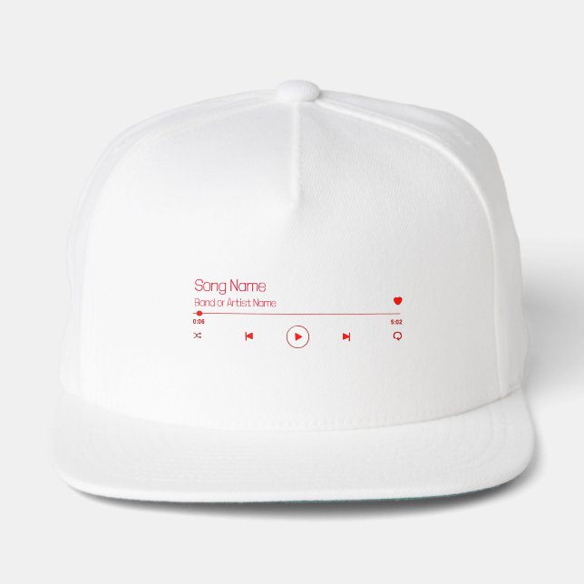 Customizable Your Favorite Music Snap Back Hat (Front)
