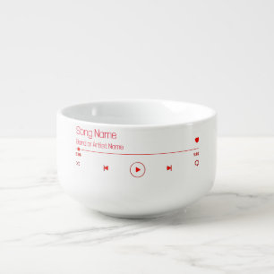 Customizable Your Favorite Music Soup Mug