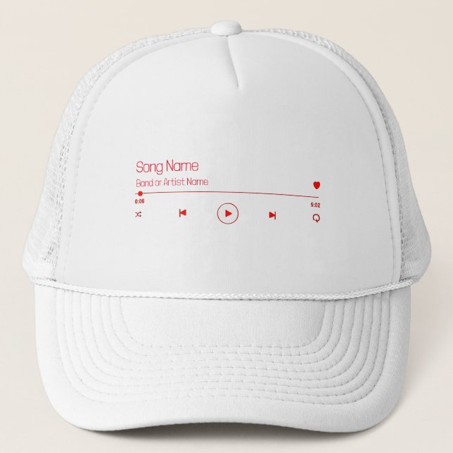 Customizable Your Favorite Music Trucker Hat (Front)