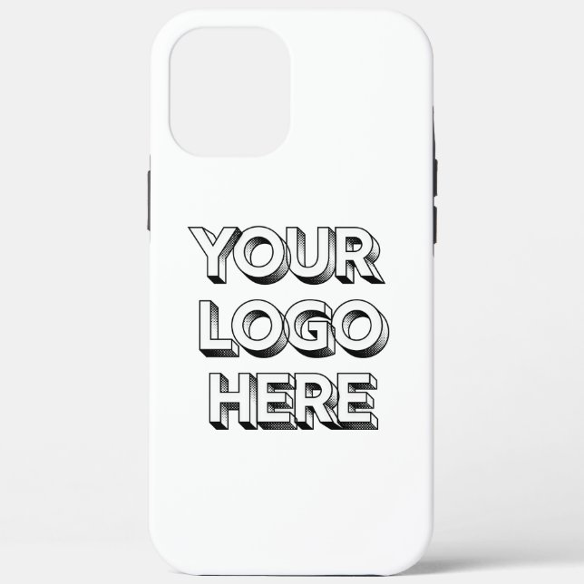 Customizable Your Logo Here iPhone 12 Pro Max Case (Back)