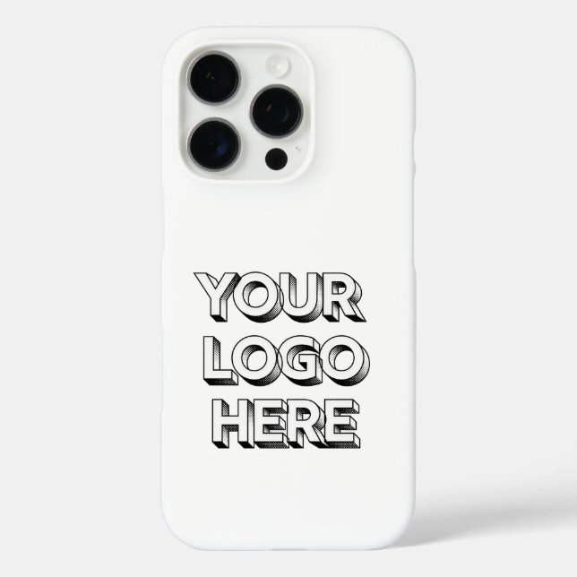 Customizable Your Logo Here iPhone 16 Pro Case (Back)